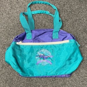 Ciao! • vintage purple large duffel bag weekender